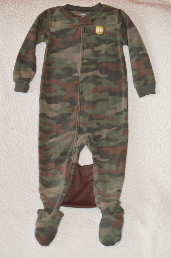 4T Fleece Not So Great Escape Toddler Footie Sleeper Pajamas