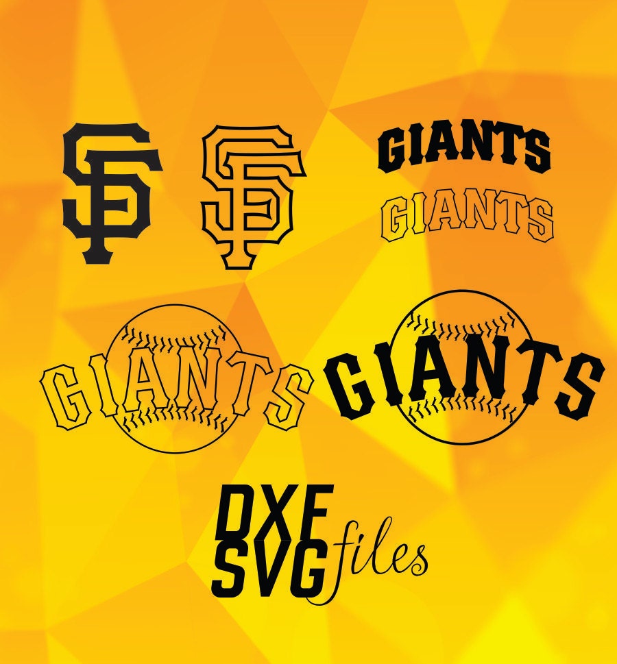 6 San Francisco Giants logos in DXF and SVG files by dxfsvg