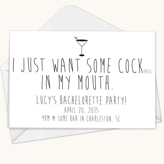 Items Similar To Bachelorette Invitation Card Funny Bachelorette Card Bachelorette Party 8150