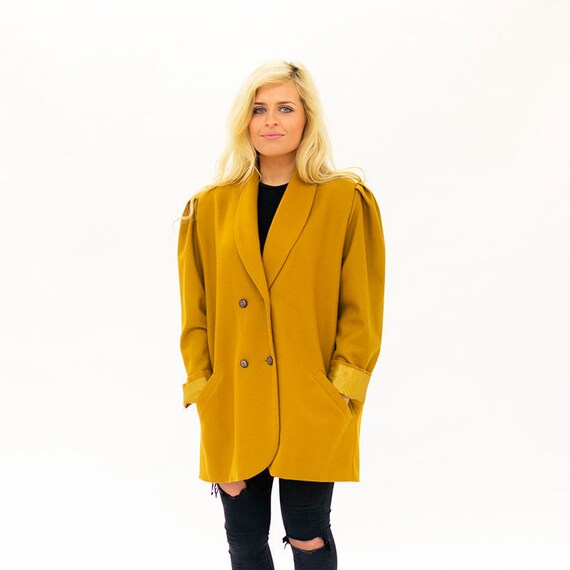 Gwenhwyfar 2019 Latest Coat Pant Designs Mustard Yellow