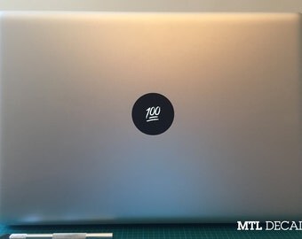 100 Emoji Macbook Decal / One Hundred Macbook Pro Sticker