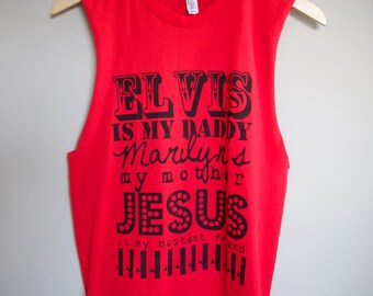 elvis and jesus t shirts