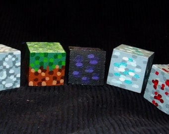 Minecraft cube  Etsy