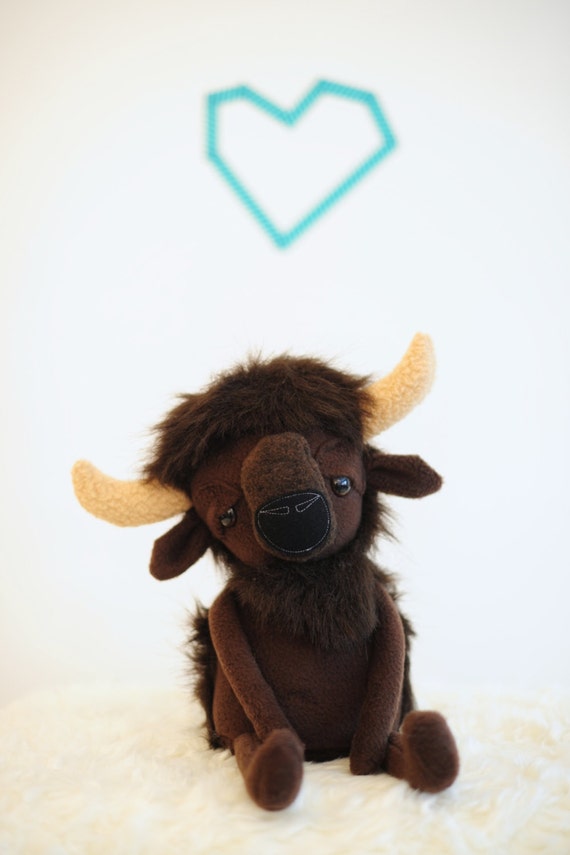 baby bison avatar plush