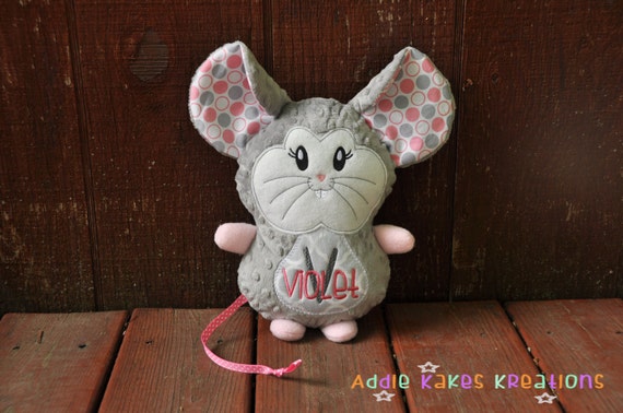 christmas mouse stuffed animal