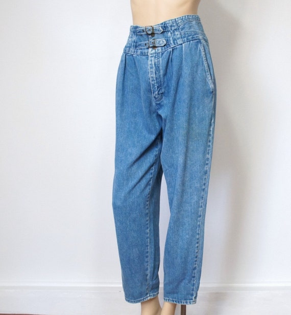 Vintage 1980's Faded Jeans Baggy Sasson by VintageAgelessThings