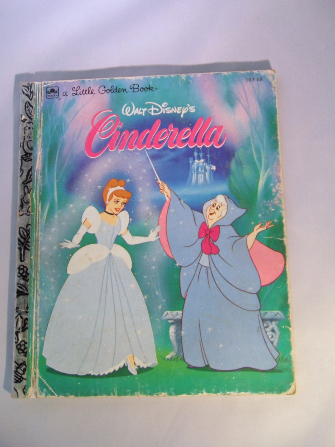 Vintage Golden Book Walt Disney's Cinderella