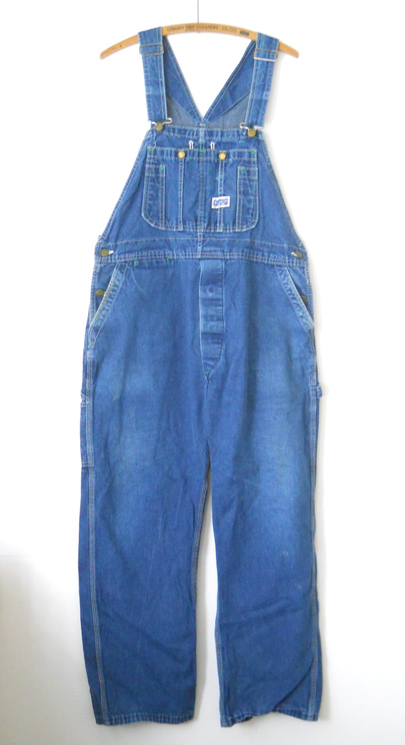 Vintage Men's Overalls Big Smith Bib Overalls by HazeyJaneVintage