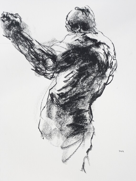 muscular figure drawing