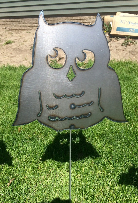 Owl Metal Art Garden Decor Owl Metal Art Garden Decor