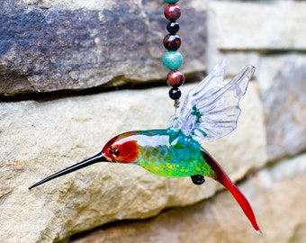 Glass Hummingbird Gift