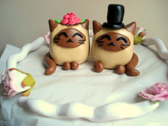 Wedding cake toppers cat