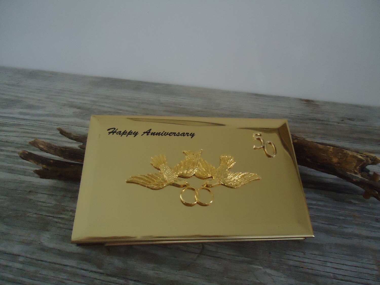 Golden Wedding Photo Album 50th Anniversary Snapshot Scrapbook
