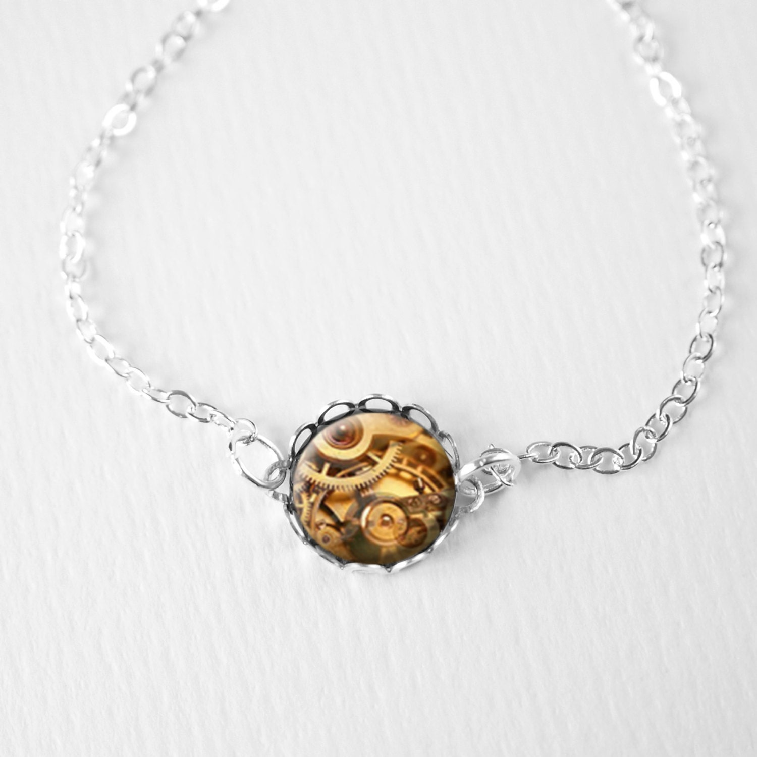 Steampunk Bracelet, Clock Bracelet, Friendship Gift, Clockwork Jewelry, Geekery Bracelet, Gift For Her, A067 steampunk buy now online