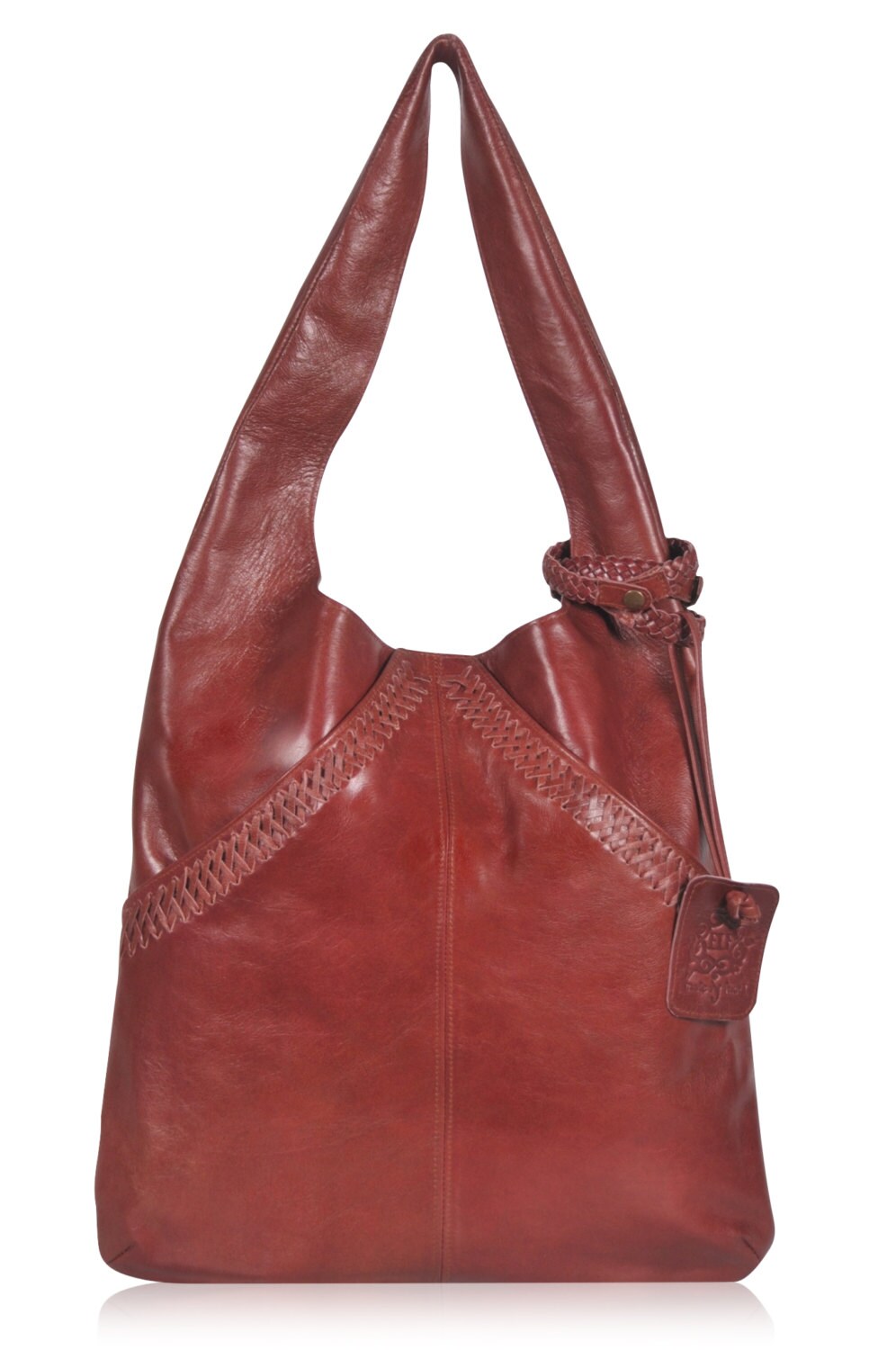 VENICE. Cognac leather bag / leather tote bag / leather by BaliELF