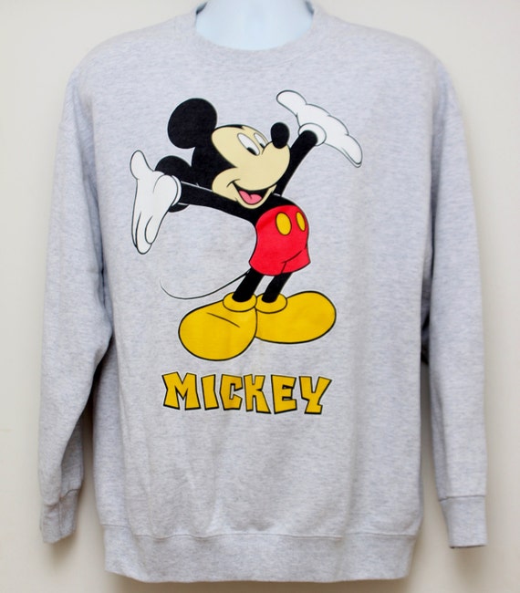 Rare 90's Vintage MICKEY MOUSE Sweatshirt Sz: