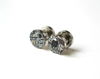 Ear gauges - Ear Geek plugs - Ear Flesh Tunnel Body Jewelry - Piercing Tube - 2G plugs