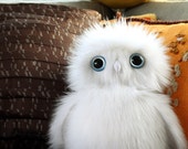 Large Snowy Owl Plush, Stuffed Owl, Stuffed toy, Owl Stuffed Animal, Cute owl plushie etsy