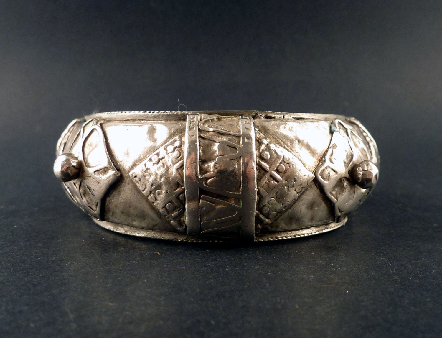 Old Berber silver bracelet from Southern Morocco berber
