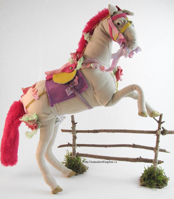 Handmade Art Doll Plush Stuffed Animal Collector Poseable