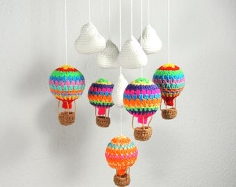 Hot Air Balloon Mobile Baby Mobile Baby Shower