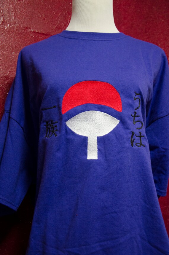 uchiha shirt with collar