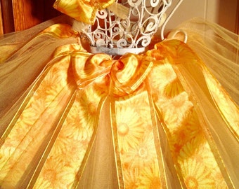 Daisy Days Tutu Ready2Ship Perfect 4: pageant wear, ooc, birthday, photo shoot, Easter or just dress up play!