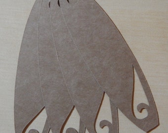 Medium Kraft Surfboard Gift Tags, Blank Tags; Set of 18