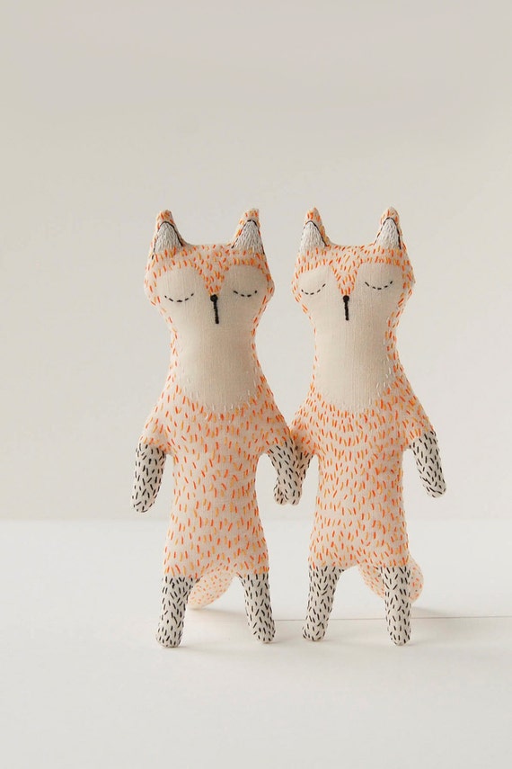 Fox animal softie baby safe fox toy fox stuffed animal Mr