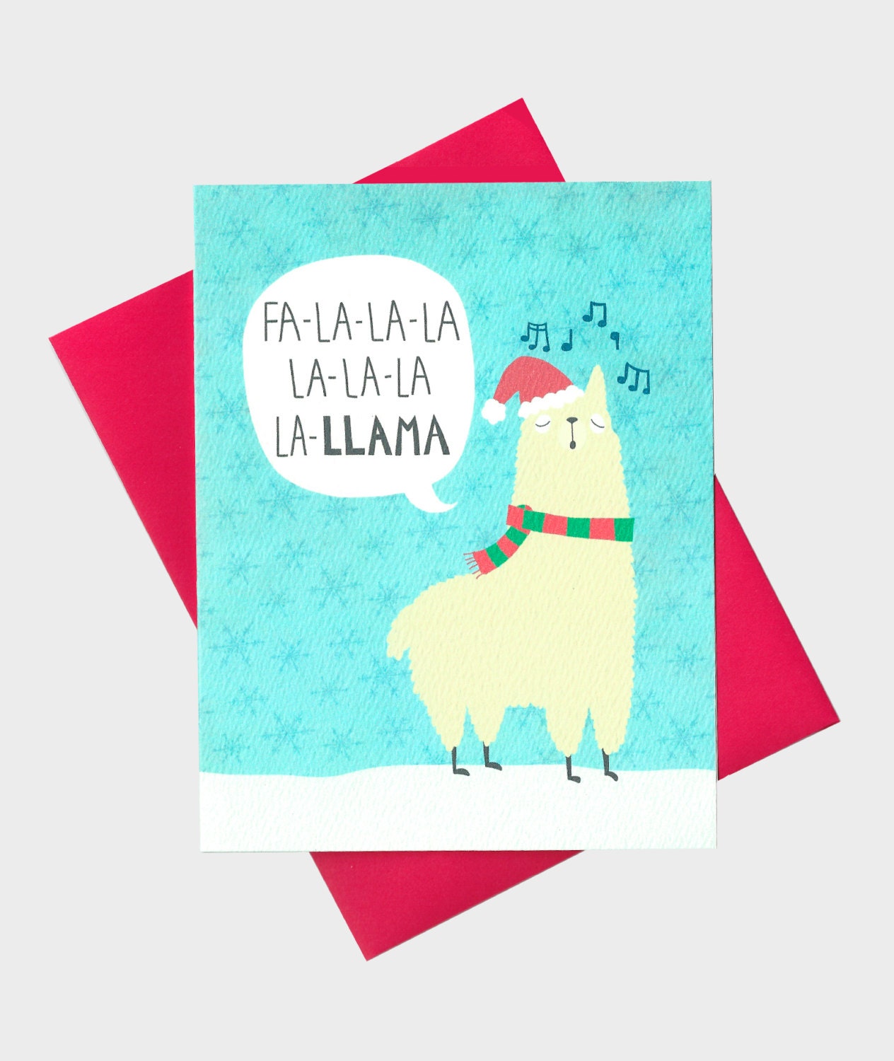 llama on holiday