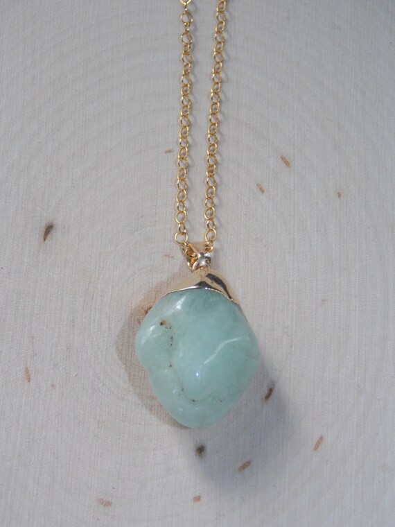 Items similar to Quartz Necklace, Natural Quartz Stone, Natural Quartz