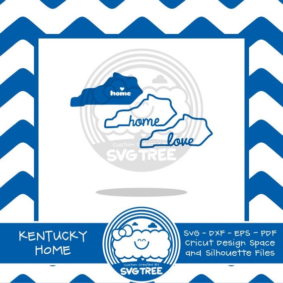 Download Kentucky State Outline Kentucky Home SVG DXF EPS Cricut by ...