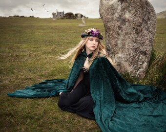 Green Velvet Cloak