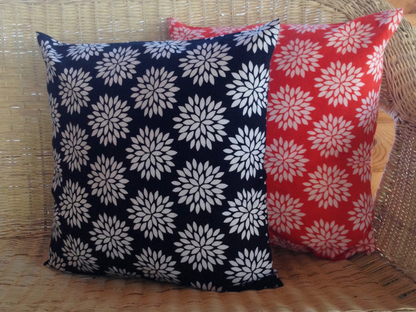 Set of 2 Matching Pillows Throw Pillow Set by CountryStitched