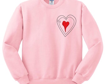 Green Grinch Heart Crewneck Sweater Ugly by TeesAndTankYouShop