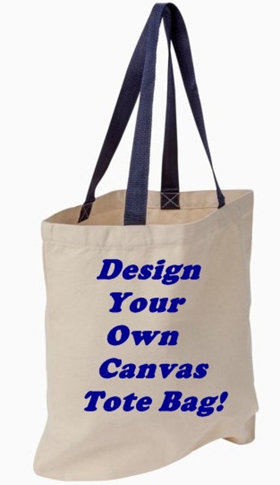 Design your own custom tote bag Great for a gym bag or