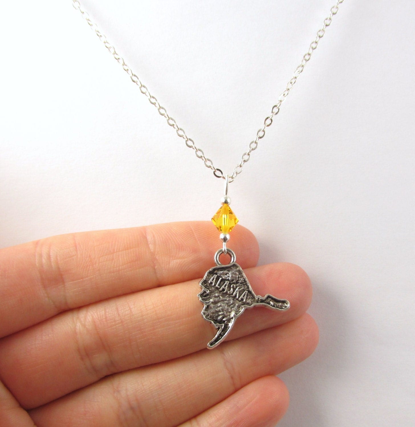 Alaska Necklace choose a color Alaska Jewelry by BeadBrilliant