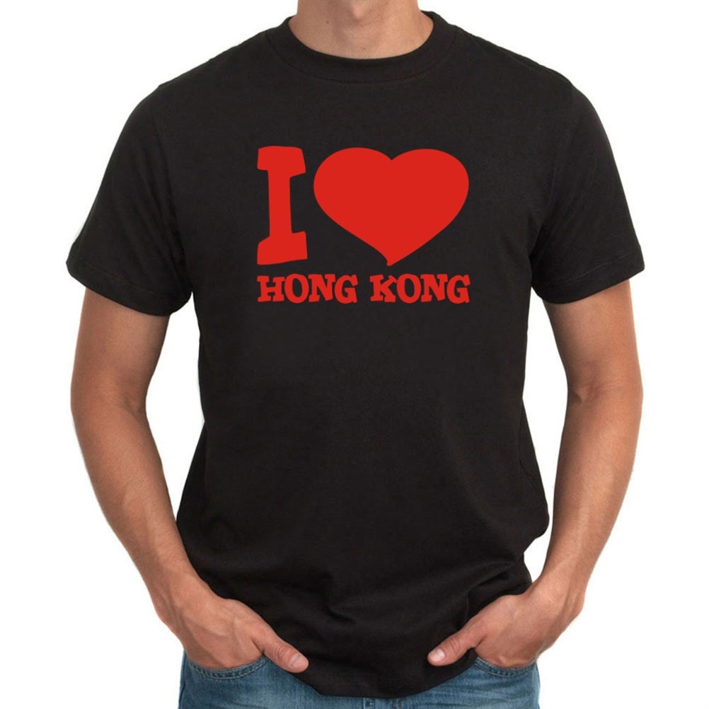 I Love Hong Kong 1 TShirt by Teeburon on Etsy