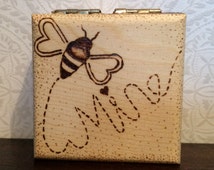 Popular items for wood burned box on Etsy