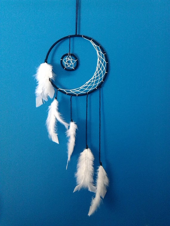 Download Crescent Moon Dream Catcher // MADE TO ORDER // You Pick the