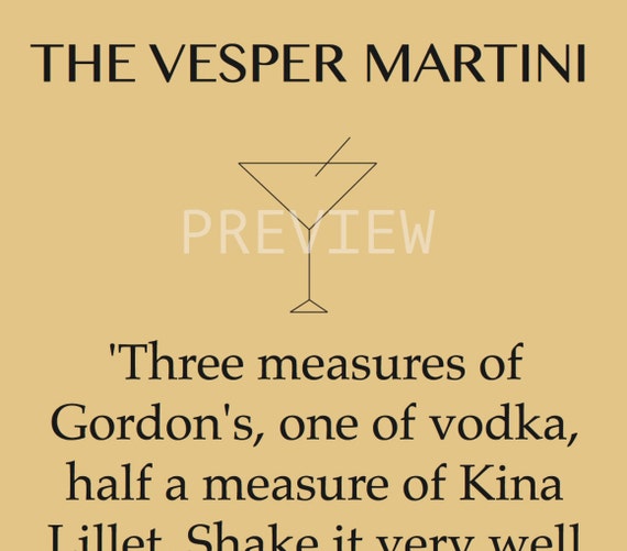 james bond martini quote