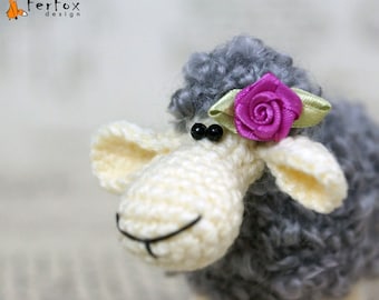 Crochet sheep, stuffed sheep, amigurumi lamb, crochet softie, crochet animal - Molly the Sheep