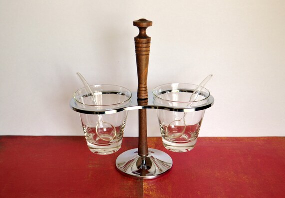 1piece 2 bowl relish server 1piece 2 bowl relish server