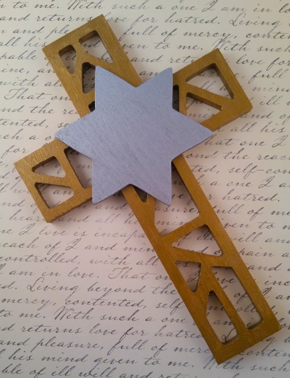 Jewish Star & Cross Home Decor by InterfaithLiving on Etsy