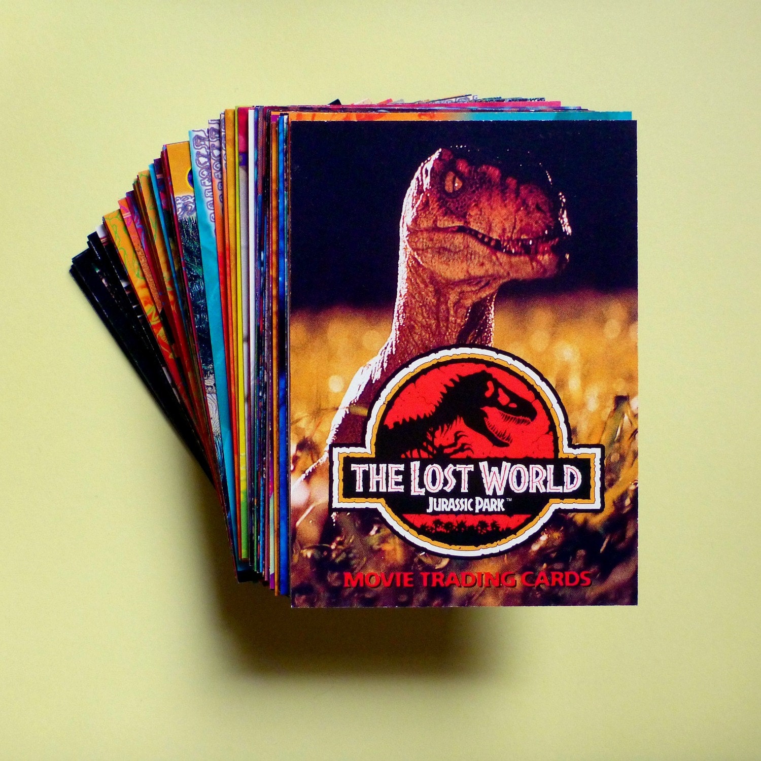 The Lost World Jurassic Park Topps Trading Cards Dinosaur