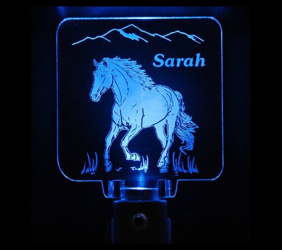 Horse Night Light Personalized
