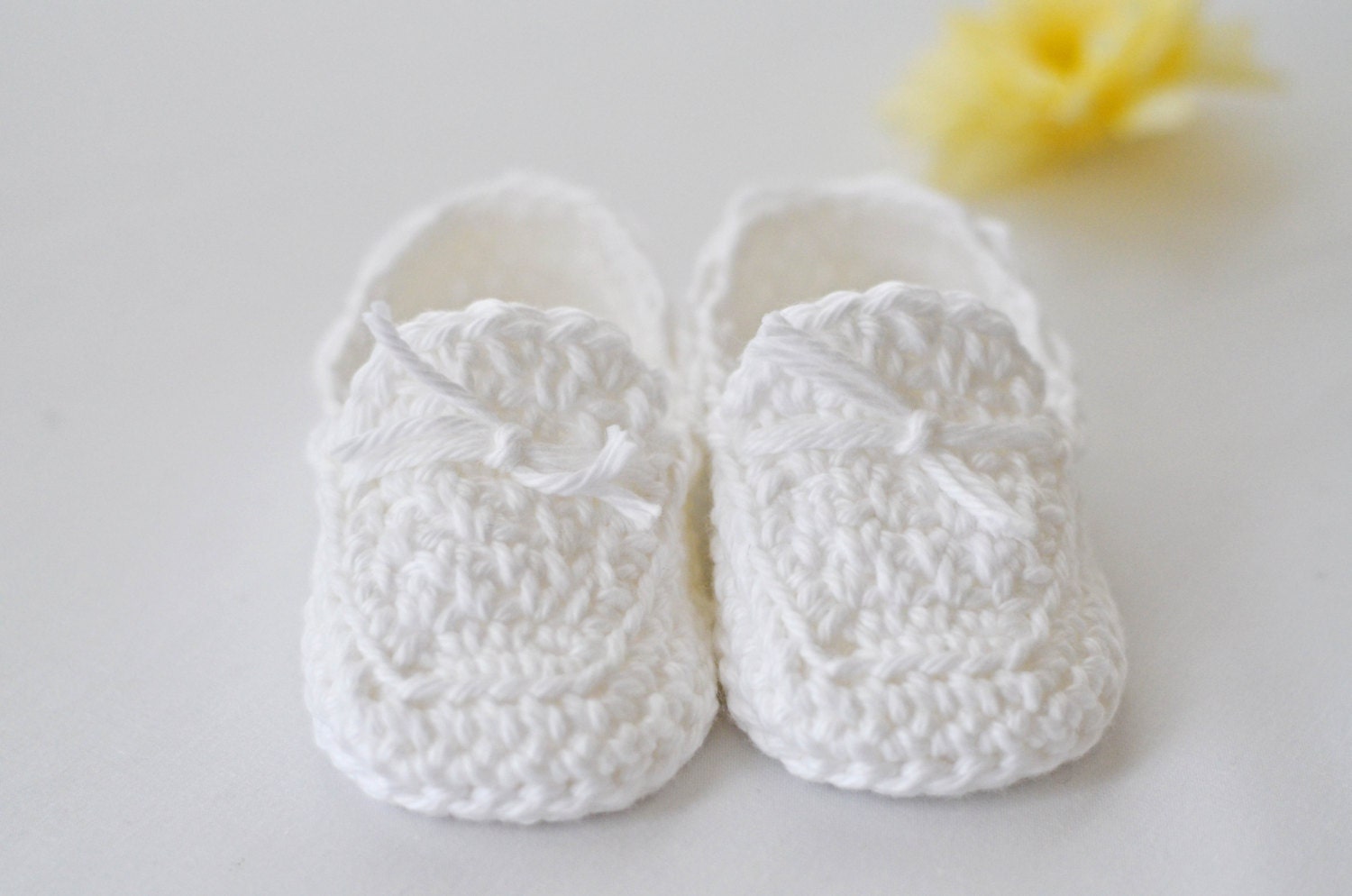 Crocheted Baby Boat Shoes // Baby Boy Loafers or Girl Shoes