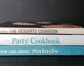 Set of Three Mid Century/Vintage Southern Living Cookbooks--Free Shipping