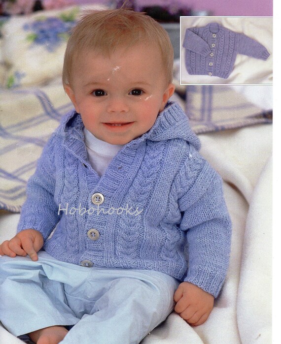 Baby Knitting Pattern Childs Knitting Pattern Baby Cardigans
