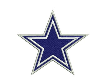 Items similar to Dallas Cowboys Helmet logo Applique Embroidery Design ...